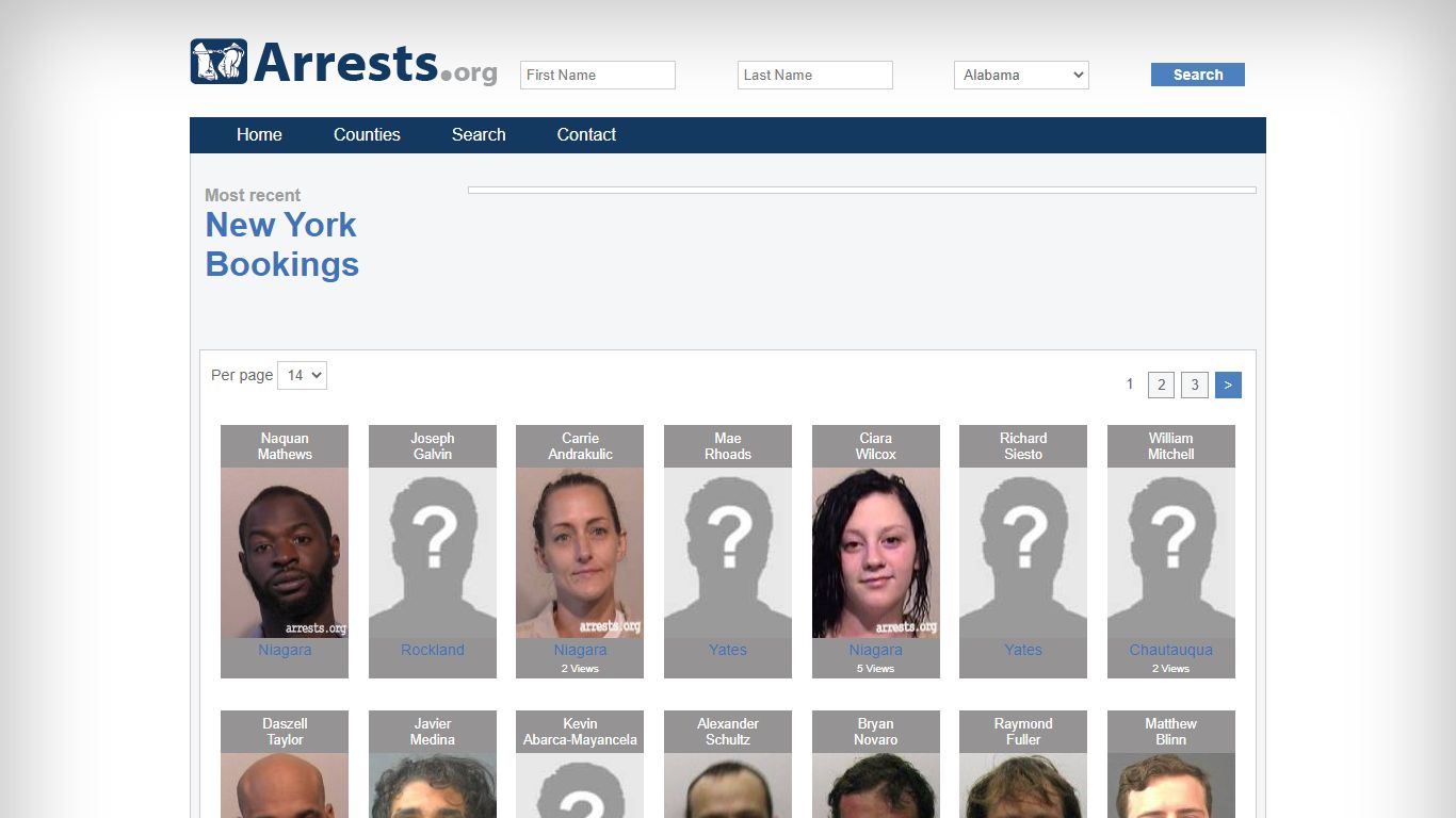 New York Arrests and Inmate Search